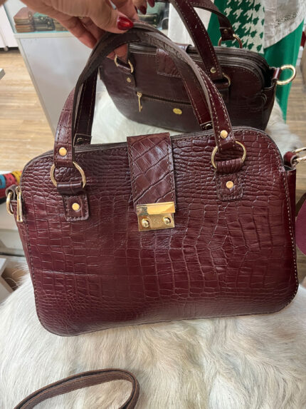 کیف اداری زنانه تمام چرم