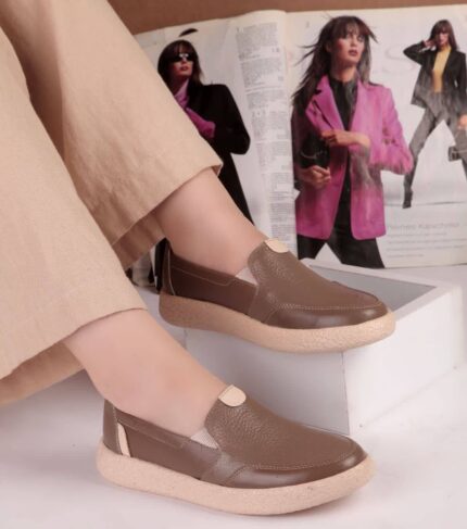 کفش کالج تمام چرم گاوی